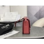 CELINE Embossed Small Carmine Red 𝗯𝗼𝘅 Model: 199223