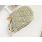 Dior Mini Tulip bag gray green