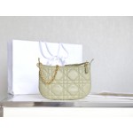 Dior Mini Tulip bag gray green