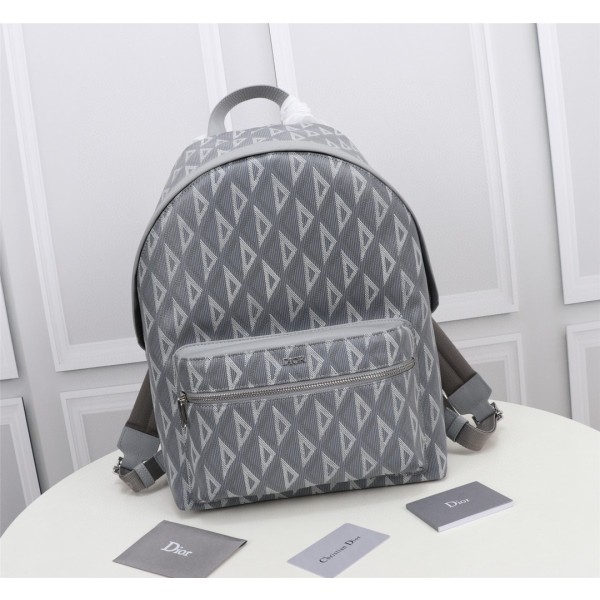 Dior Rider Backpack Model: 1ESBA088 (Grey Cowhide)