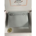 Kelly danse II 22cm evercolor calfskin chalice blue silver buckle