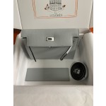 Kelly danse II 22cm evercolor calfskin chalice blue silver buckle