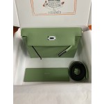 Kelly danse II 22cm evercolor calfskin avocado green silver buckle