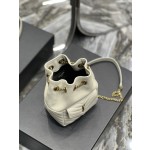 SAINT LAURENT  V型绗缝迷你水桶包型号：631052