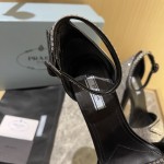 Prada High Heel Satin Thick Sole Sandals