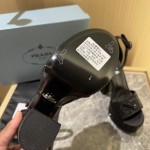 Prada High Heel Satin Thick Sole Sandals