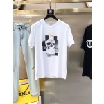 McQueen Round Neck Short Sleeve T-shirt