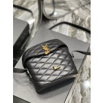 SAINT LAURENT JUNE Quilted Sheepskin Box Bag_ Article number: 710080