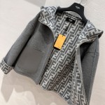 FENDI three-dimensional logo sports jacket
