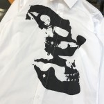 Maikun adhesive printed letter logo skull