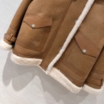 Celine leads the motorcycle model with fur and fur in one