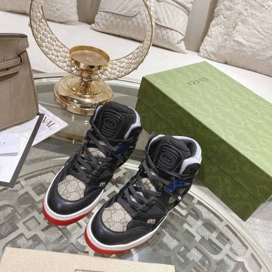 Gucci High Top Basketball Shoe Couple Style