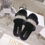 Dior flat bottom flip flops