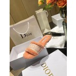 Dior flat bottom flip flops