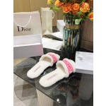 Dior flat bottom flip flops