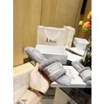 Dior flat bottom flip flops