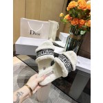 Dior flat bottom flip flops