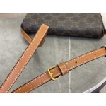 CELINE Embossed Half Moon Saddle Model: 111233