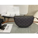 CELINE Embossed Half Moon Saddle Model: 111233