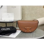 CELINE Embossed Half Moon Saddle Model: 111233