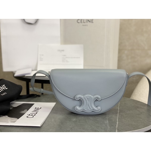 CELINE Embossed Half Moon Saddle Model: 111233
