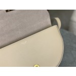CELINE Embossed Half Moon Saddle Model: 111233