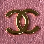CHANEL 22K's popular black gold flap bag part AP3134