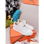 Hermes Couple Style Fury Kelly Button Casual Shoes