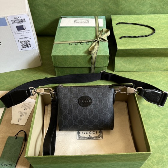 GUCCI interlocking double G messenger bag model: 723306