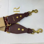 Dior Burgundy Roman Shoulder Strap