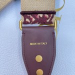 Dior Burgundy Roman Shoulder Strap