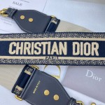 Dior 字母蓝肩带