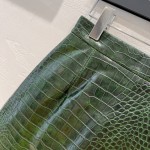 Saint Laurent Goddess Leather Bag Skirt