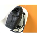 Louis Vuitton top original single replica M43680 full leather embossed backpack