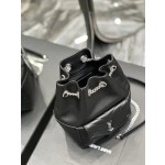 SAINT LAURENT  V型绗缝迷你水桶包型号：631052