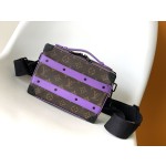 Louis Vuitton M45935 Presbyopia Black M46264 Presbyopia Purple This Handle Soft Trunk Handbag