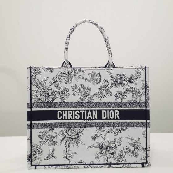 DIOR TOTE oblique vintage print