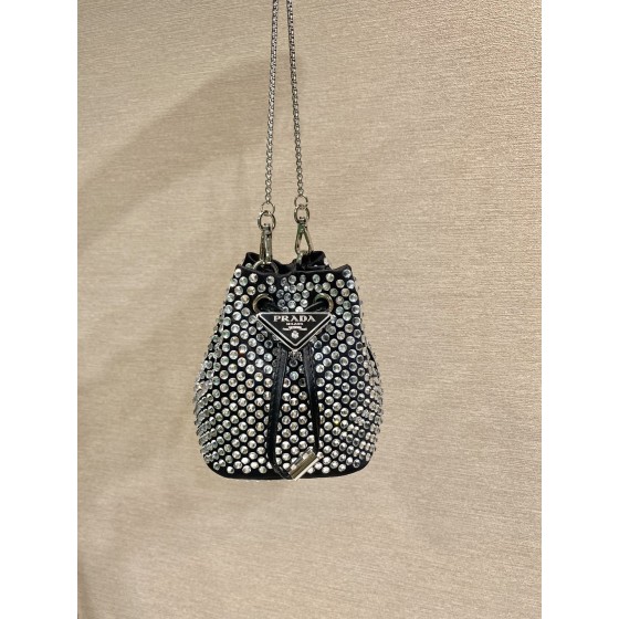Prada crystal mini bucket 🎉 1NR016