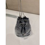 Prada crystal mini bucket 🎉 1NR016