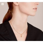 Hermes Diamond Hollow H Necklace