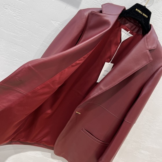 Bottega Veneta Sheepskin Premium Set Leather Suit