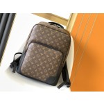 Louis Vuitton old flower with leather backpack