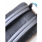 Louis Vuitton old flower with leather backpack