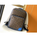 Louis Vuitton old flower with leather backpack