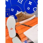 Hermes fur lining Kelly buckle casual shoes