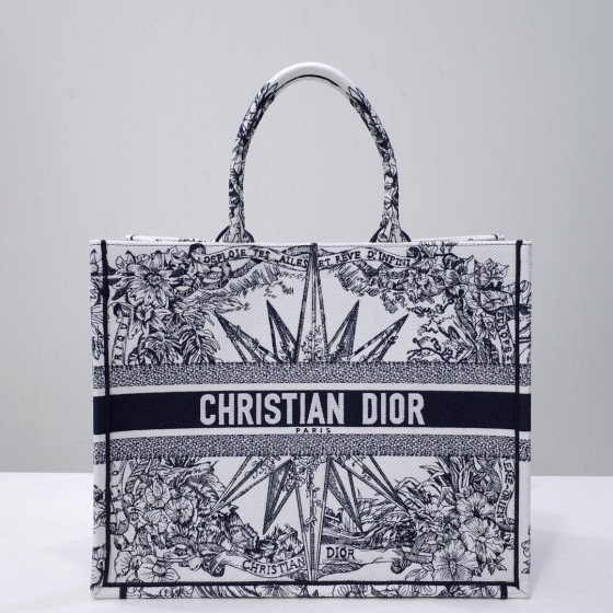 DIOR TOTE oblique vintage print