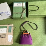 GUCCI Diana Bamboo Mini Tote Bag Model: 715775