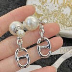 Dior Pig Nose Pearl Earrings