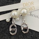 Dior Pig Nose Pearl Earrings