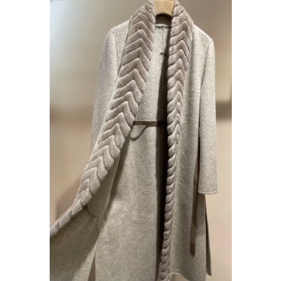 LP Imported Mink Wool Cashmere Coat Q15 (Please consult customer service to confirm the size before placing a custom order)